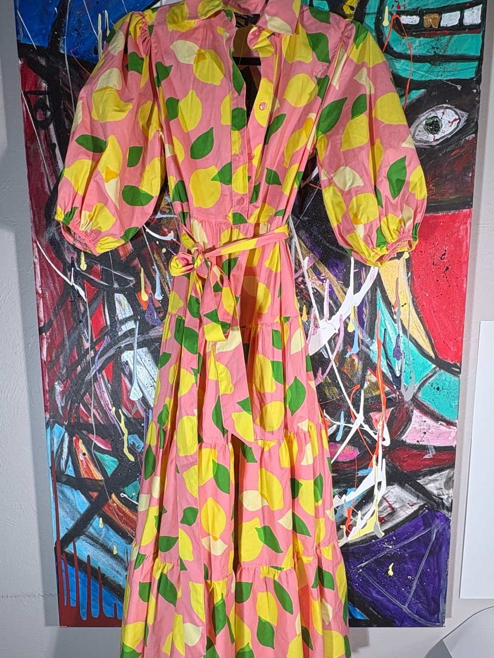 Kate Spade Lemon Dress in Pink XS